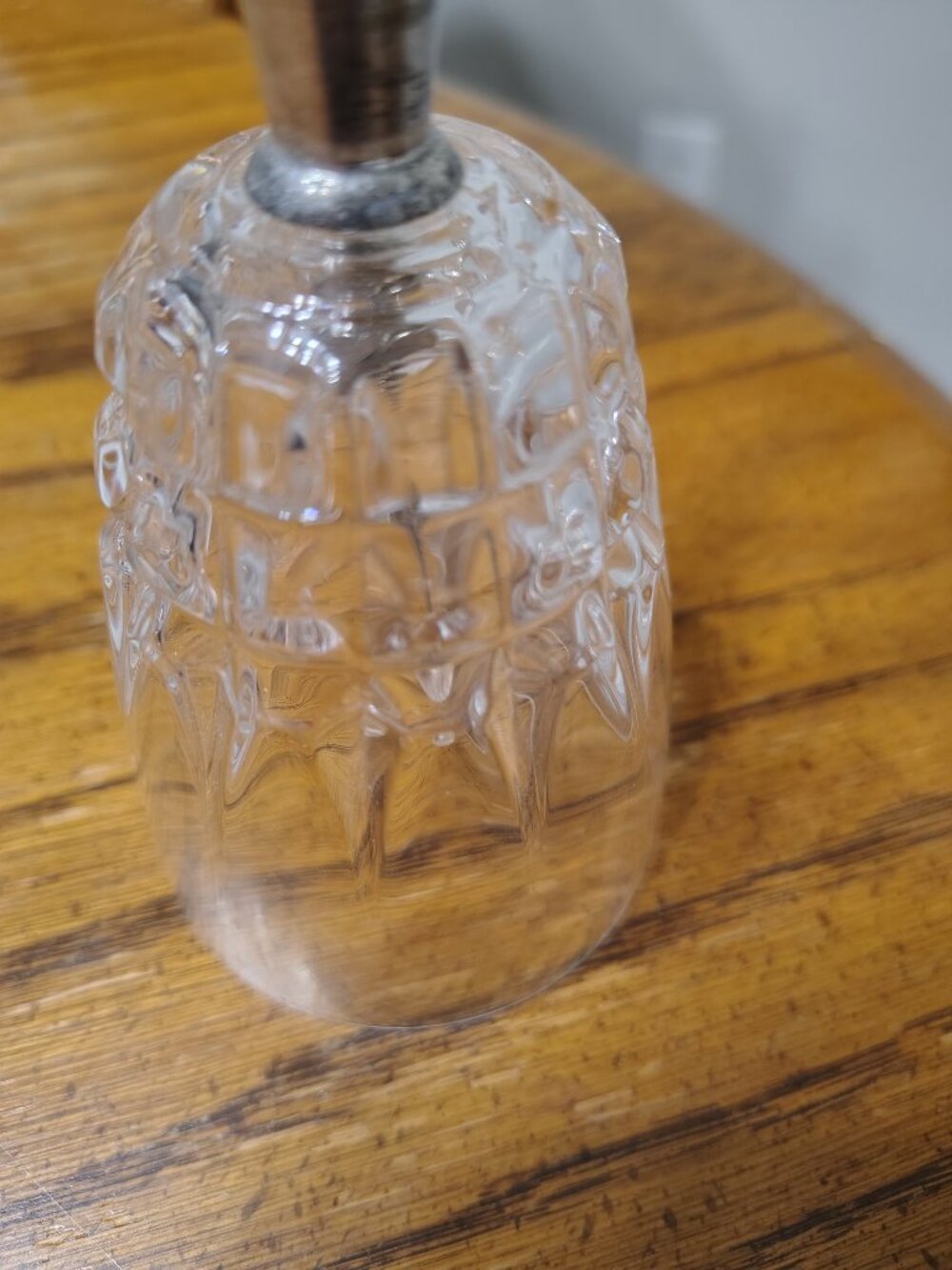 Crystal Clear Bell with Silver Handle - Picture 6 of 7